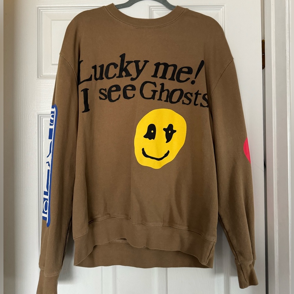 Kanye West “Lucky me I see ghosts” Camp flog gnaw crewneck